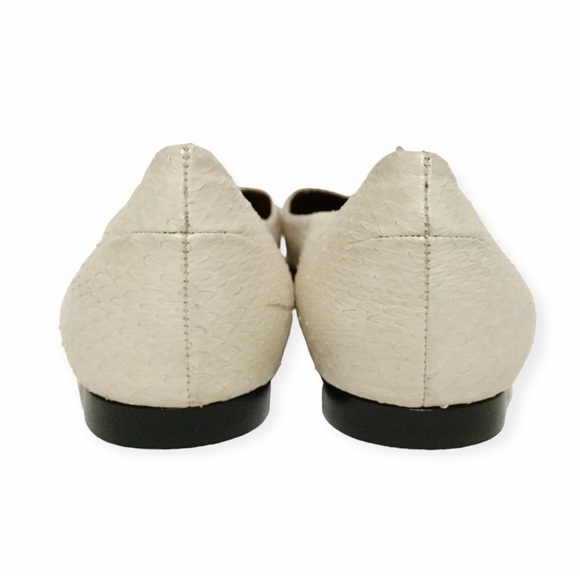 Givenchy cream whip snake skin flat, size 39.5EU‎ never worn - Picture 6 of 13